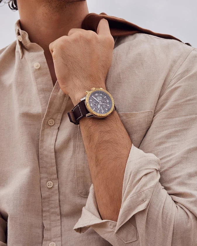 Promaster Skyhawk A-T Gray Dial Leather Strap JY8084-09H | CITIZEN